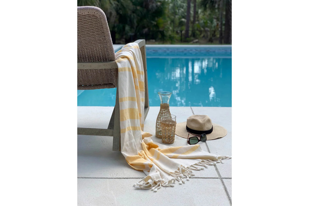 Flatwoven Turkish Cotton Bath Towel