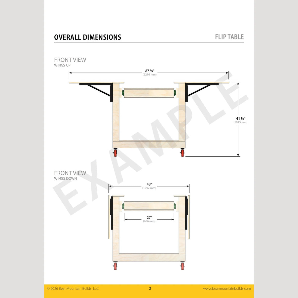 Flip-Top Tool Table Digital Plans and 3D Models