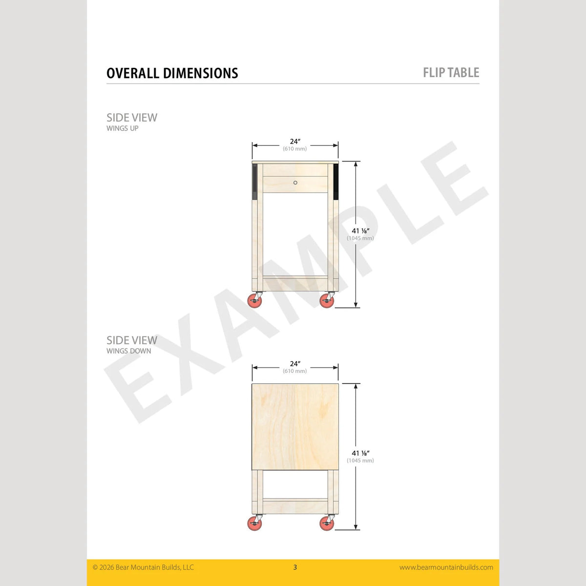 Flip-Top Tool Table Digital Plans and 3D Models