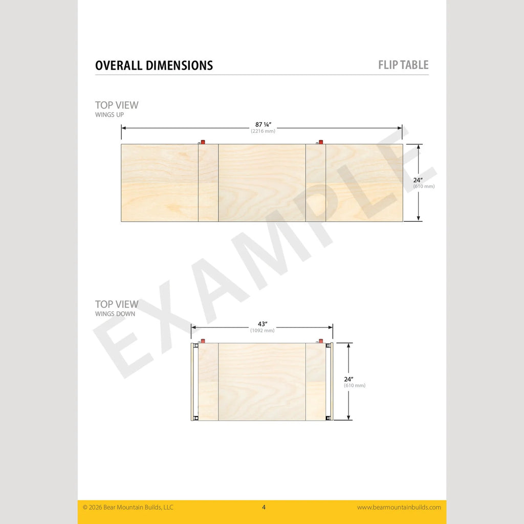Flip-Top Tool Table Digital Plans and 3D Models
