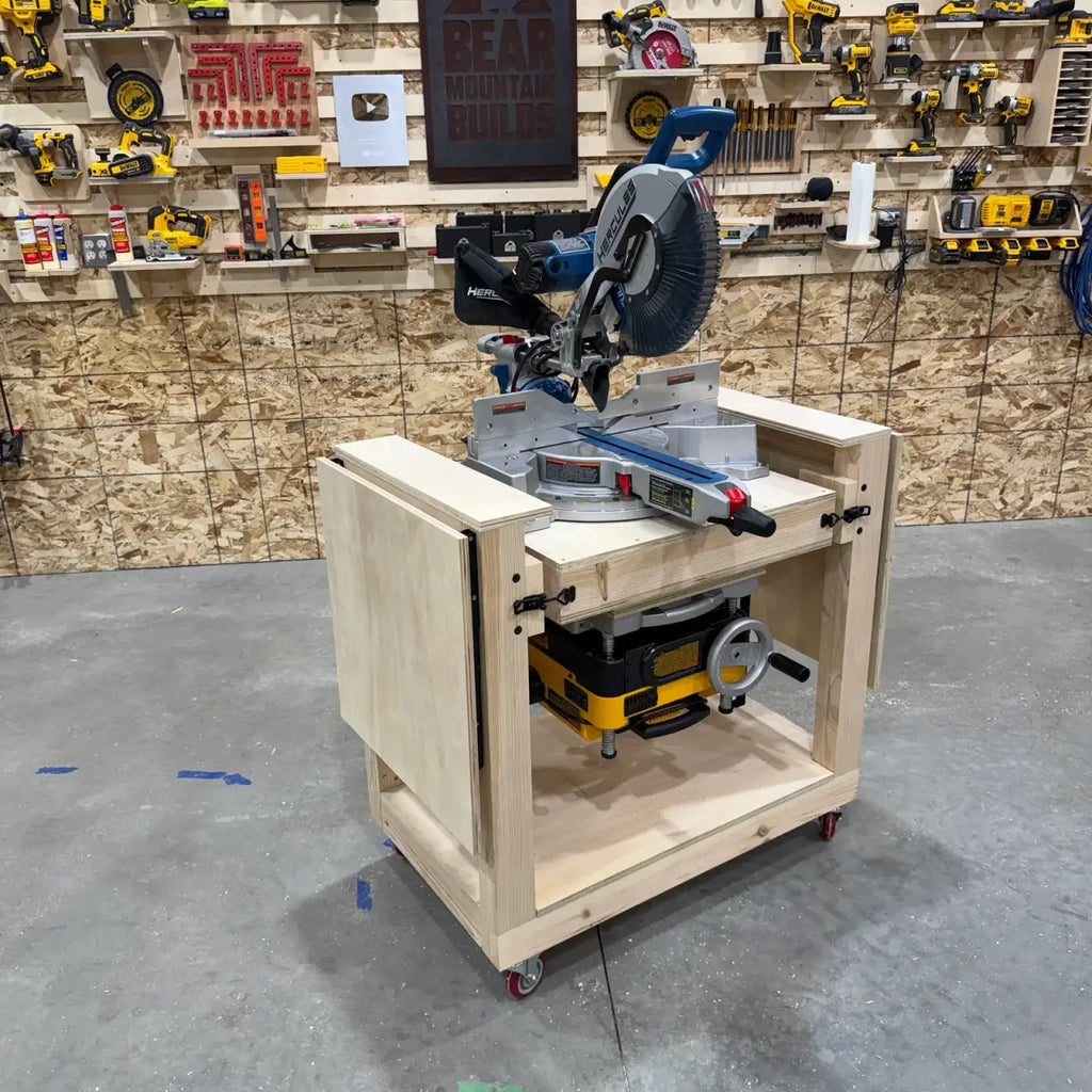 Flip-Top Tool Table Digital Plans and 3D Models