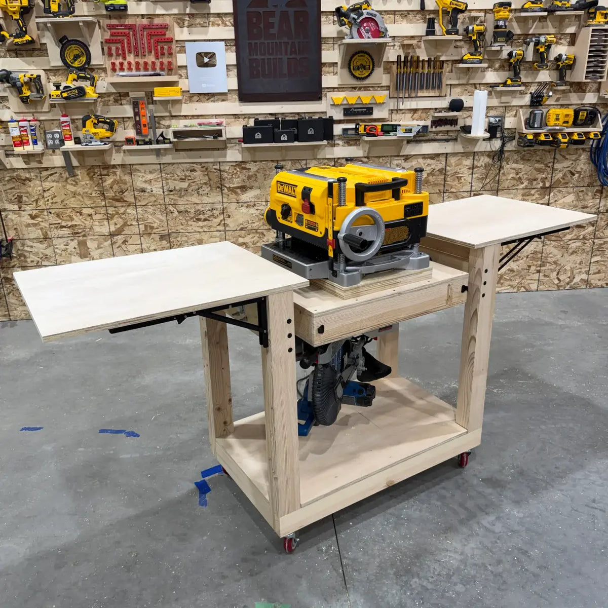 Flip-Top Tool Table Digital Plans and 3D Models