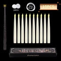 Floating LED Candles, 10 Candles + Magic Wand