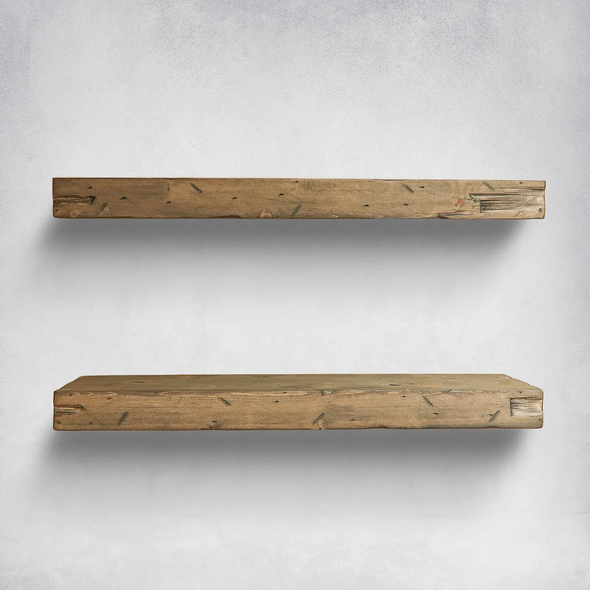 Floating Wall Shelve — 12 / 6 / 3 - Aged Barrel / 12 / 8 / 3 - Aged Barrel / 12 / 10 / 3 - Aged Barrel / 18 / 6 / 3 - Aged Ba