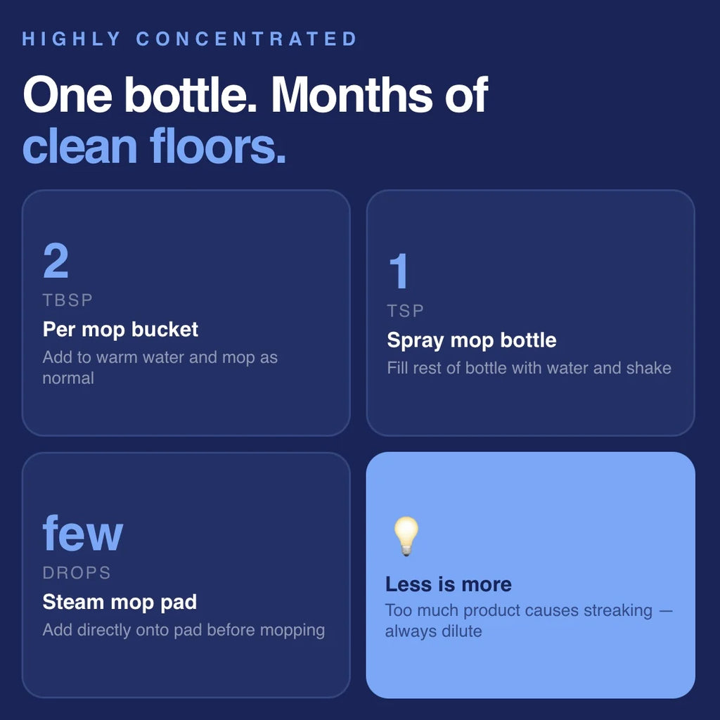 Floor Cleaner 750ml Fresh Linen Concentrate