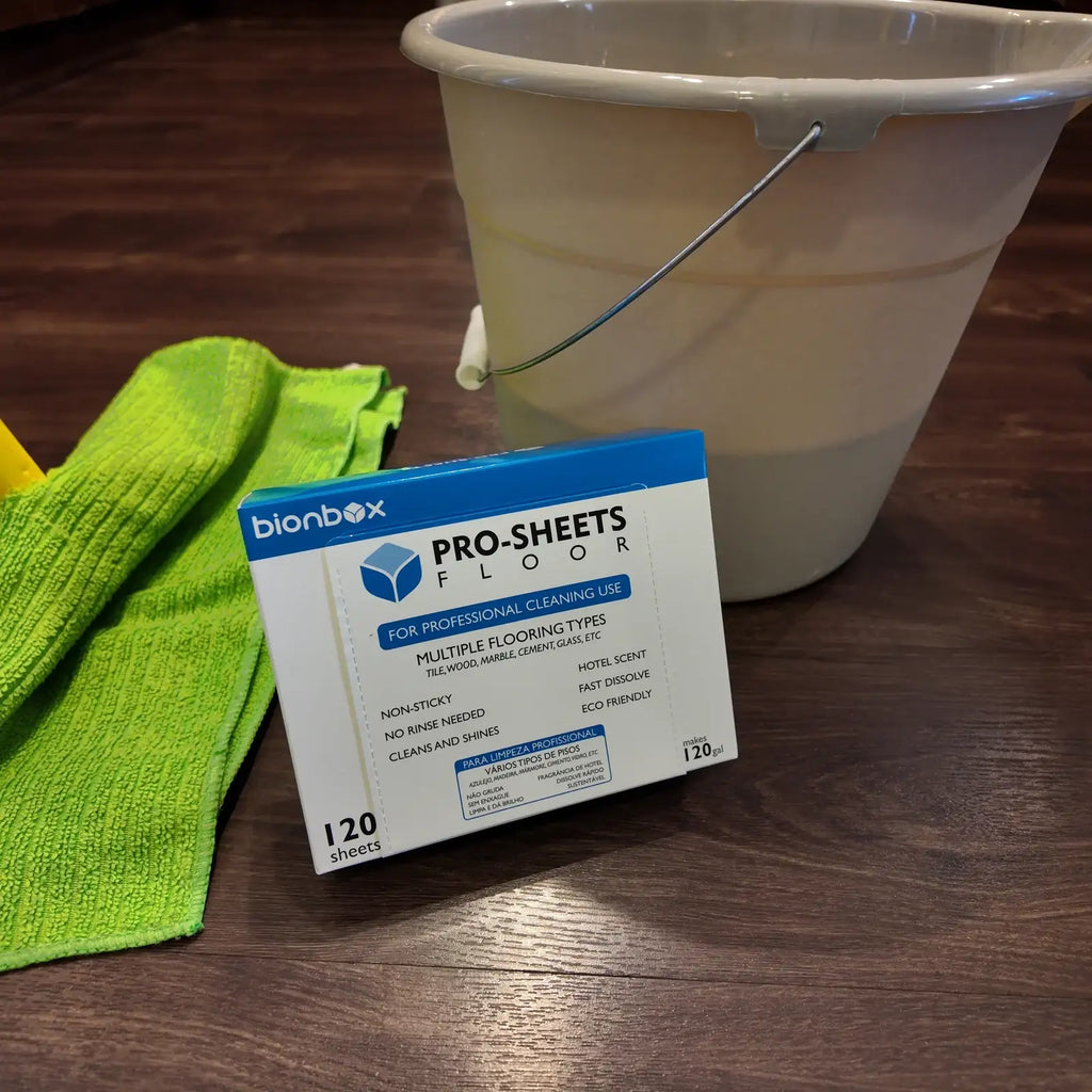 Floor Cleaner Sheets for Mopping, Dissolvable Routine Formula for Finished Wood, Tile, Marble and Synthetic Floors