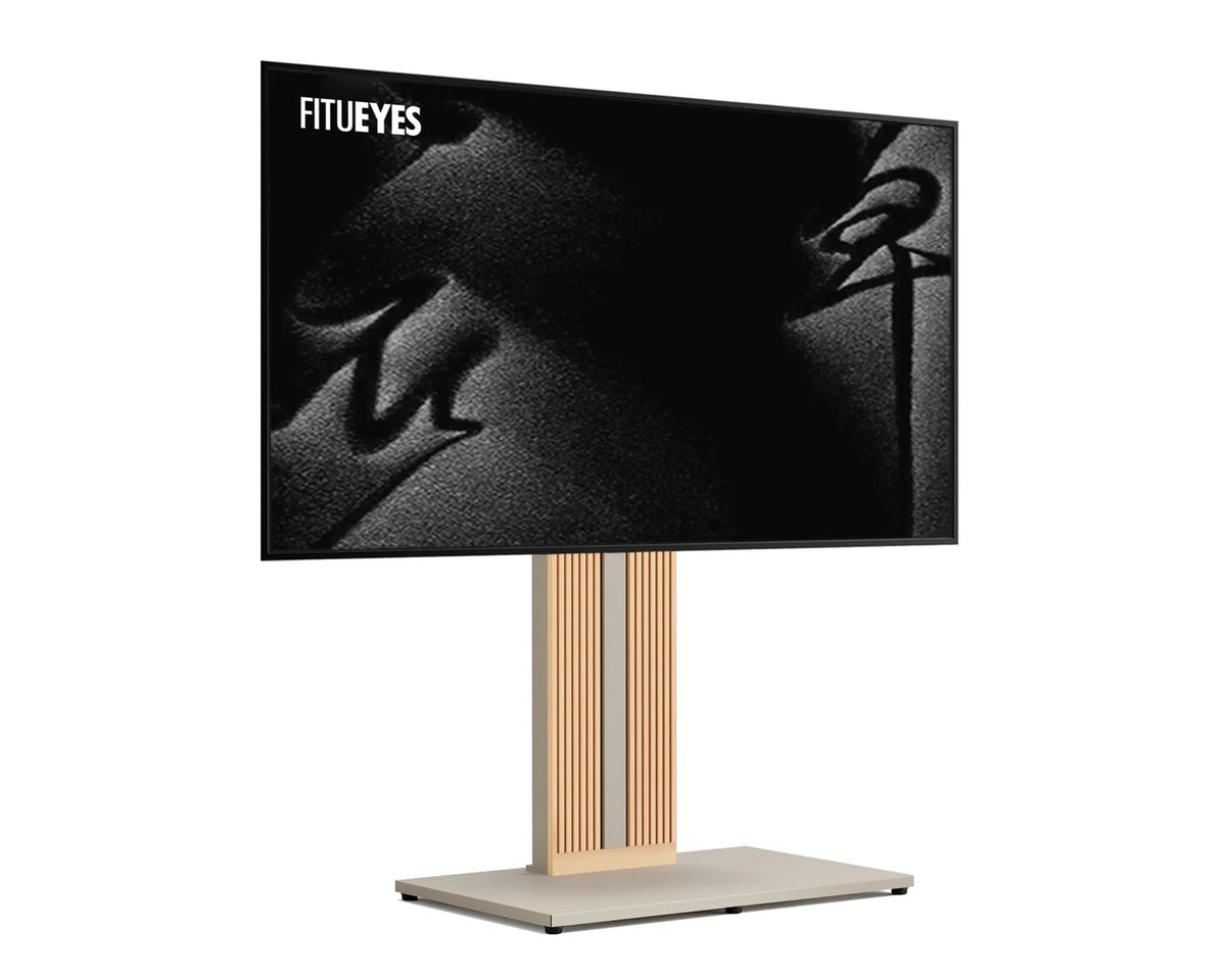 Floor TV Stand, Morandi grey-Without
