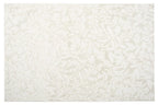 Floral Area Rug in Recycled Polyester, Washable Medium-Pile Design in Bone Beige or Camel, Multiple Room Sizes