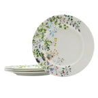 Floral Bone China Salad Plate Set of 4, 9-Inch Dinnerware