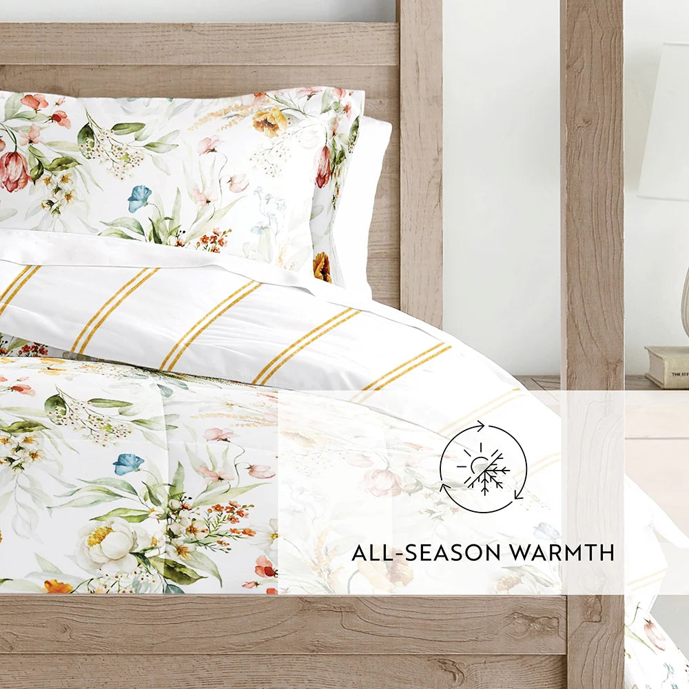 Floral Comforter Set