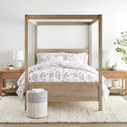 Floral Comforter Set in Pink