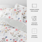 Floral Comforter Set in Pink