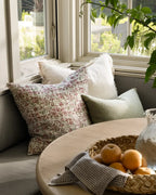 Floral Linen Pillow Cover