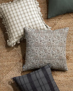 Floral Linen Pillow Cover