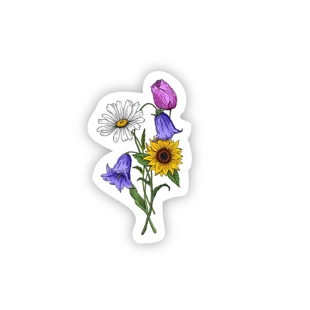 Floral Sticker 4 Pack