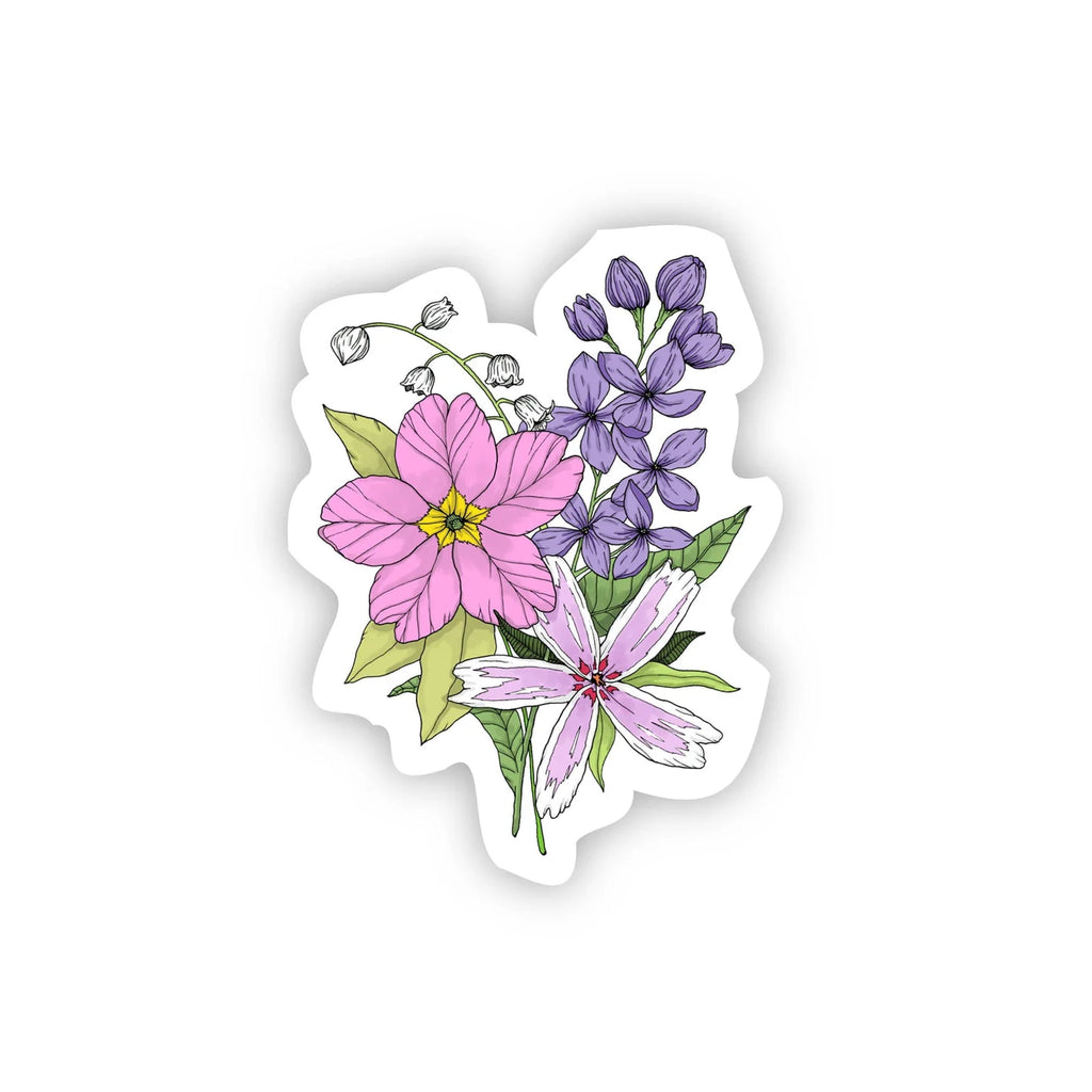 Floral Sticker 4 Pack