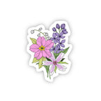 Floral Sticker 4 Pack