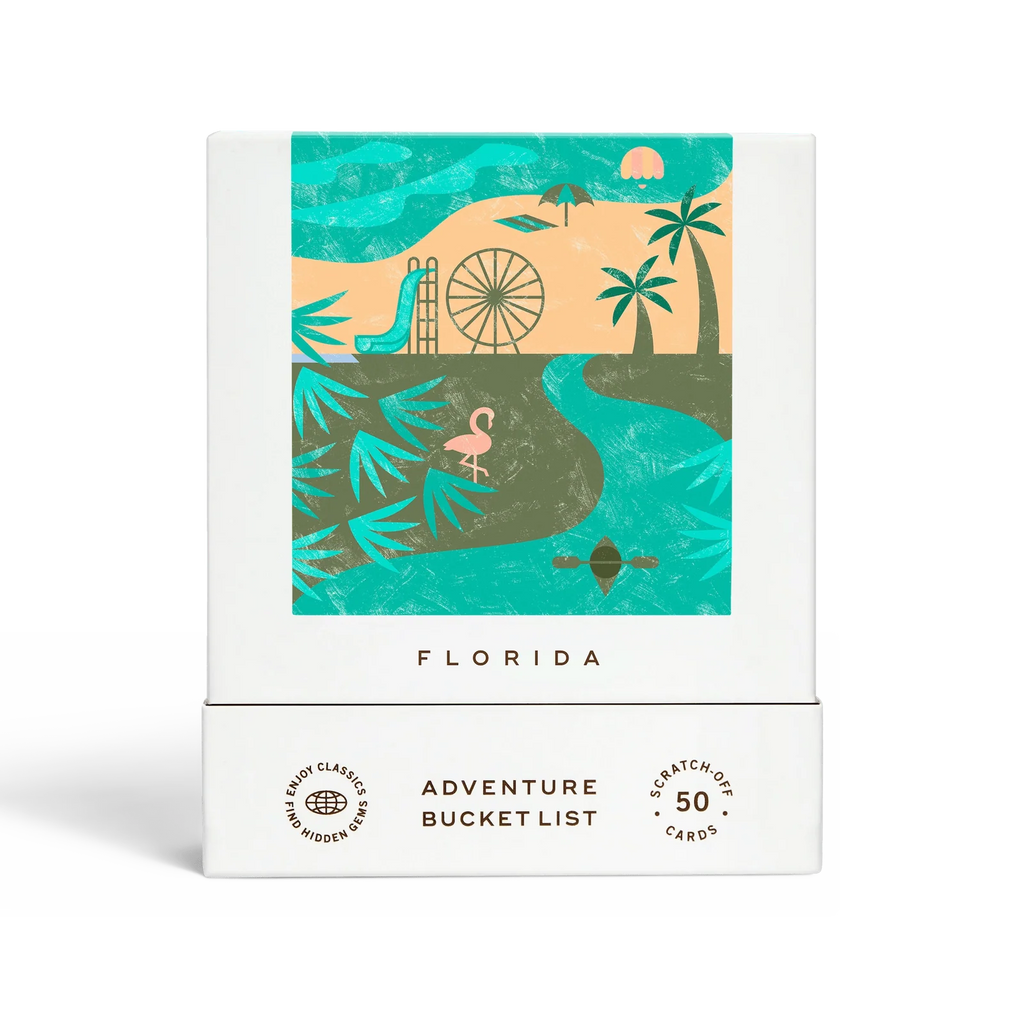 Florida Scratch-Off Adventure Bucket List Gift Set with 50 Local Activities to Explore Across the State