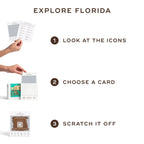 Florida Scratch-Off Adventure Bucket List Gift Set with 50 Local Activities to Explore Across the State