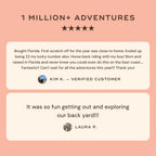 Florida Scratch-Off Adventure Bucket List Gift Set with 50 Local Activities to Explore Across the State