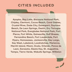 Florida Scratch-Off Adventure Bucket List Gift Set with 50 Local Activities to Explore Across the State