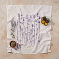 Flour Sack Dish Towels, Purple