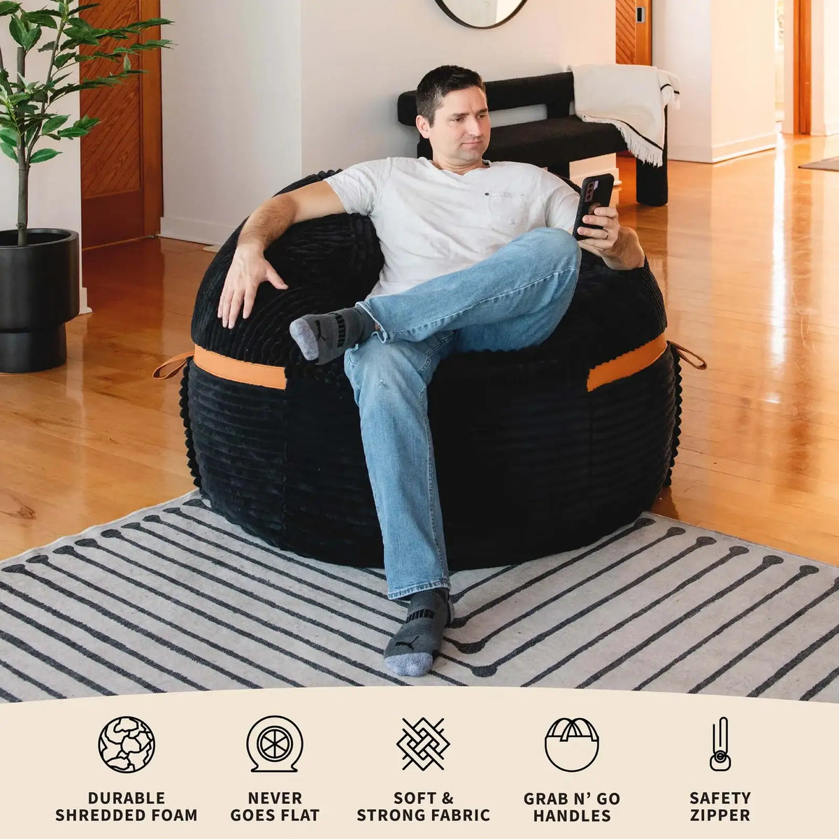 Foam Bean Bag Chair