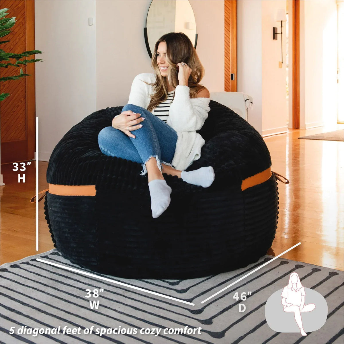 Foam Bean Bag Chair