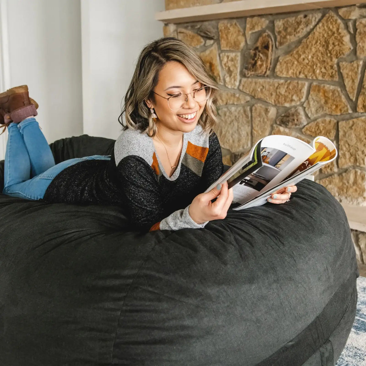 Foam Bean Bag Lounger