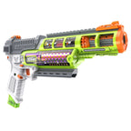 Foam Dart Blaster with Spring-Powered Slam Fire and Two 12-Round Half-Length Slanted Magazines