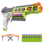 Foam Dart Blaster with Spring-Powered Slam Fire and Two 12-Round Half-Length Slanted Magazines