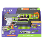 Foam Dart Blaster with Spring-Powered Slam Fire and Two 12-Round Half-Length Slanted Magazines