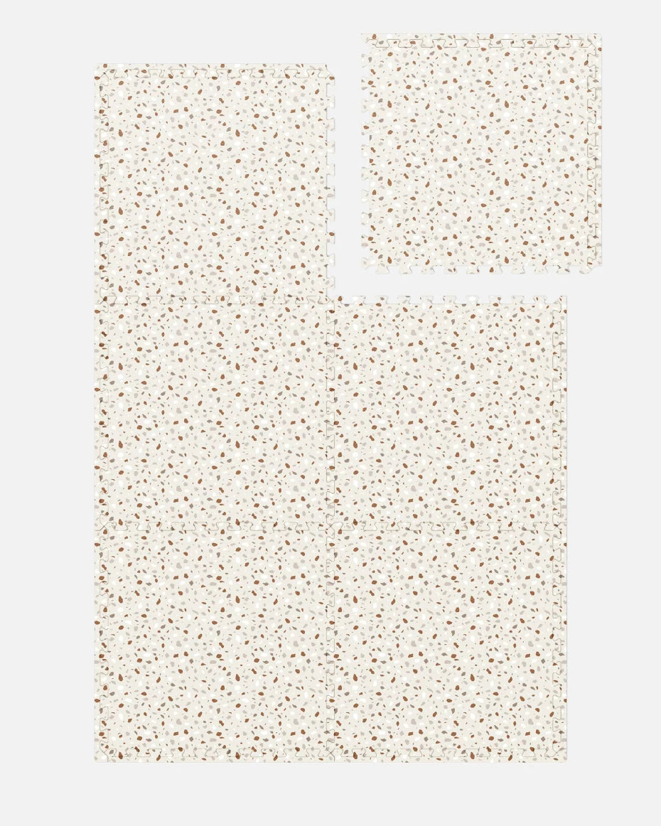 Foam Play Mat for Floor Play, Cushioned Non-Toxic Design in Multiple Styles and Large 4x6 to 10x12 Sizes