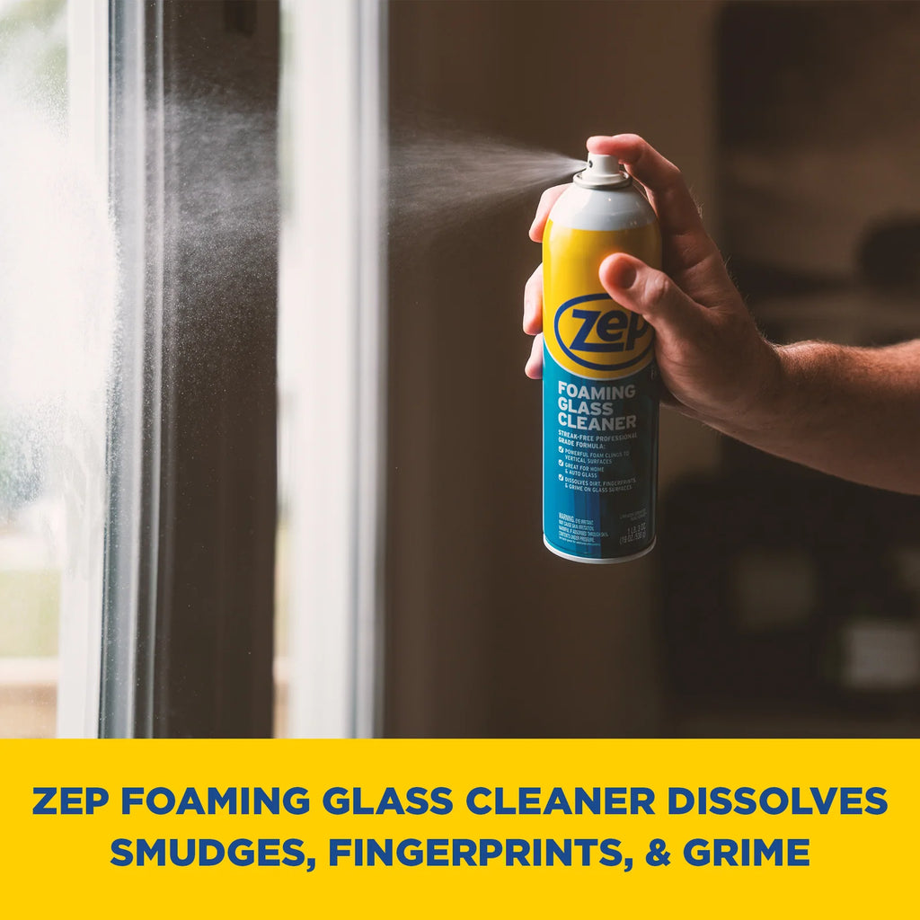 Foaming Glass Cleaner in 19 oz Aerosol Cans