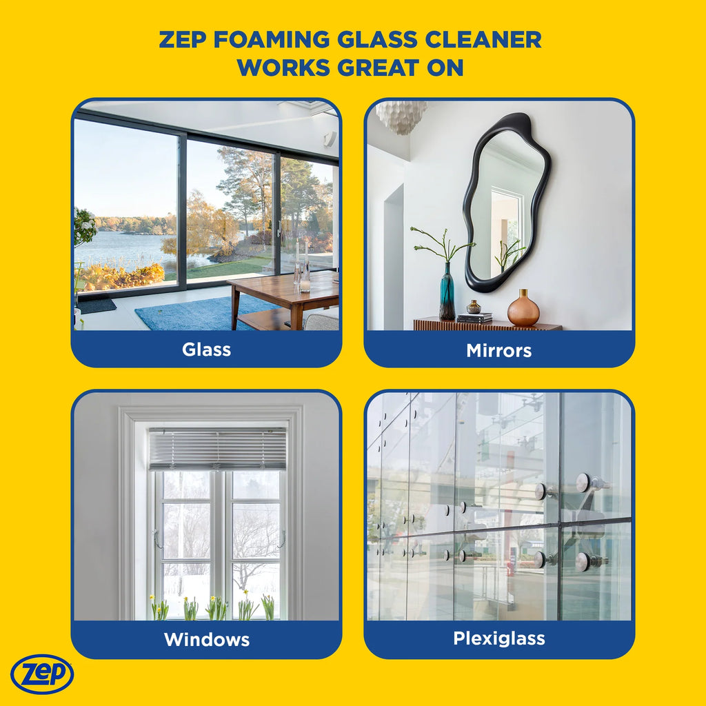 Foaming Glass Cleaner in 19 oz Aerosol Cans