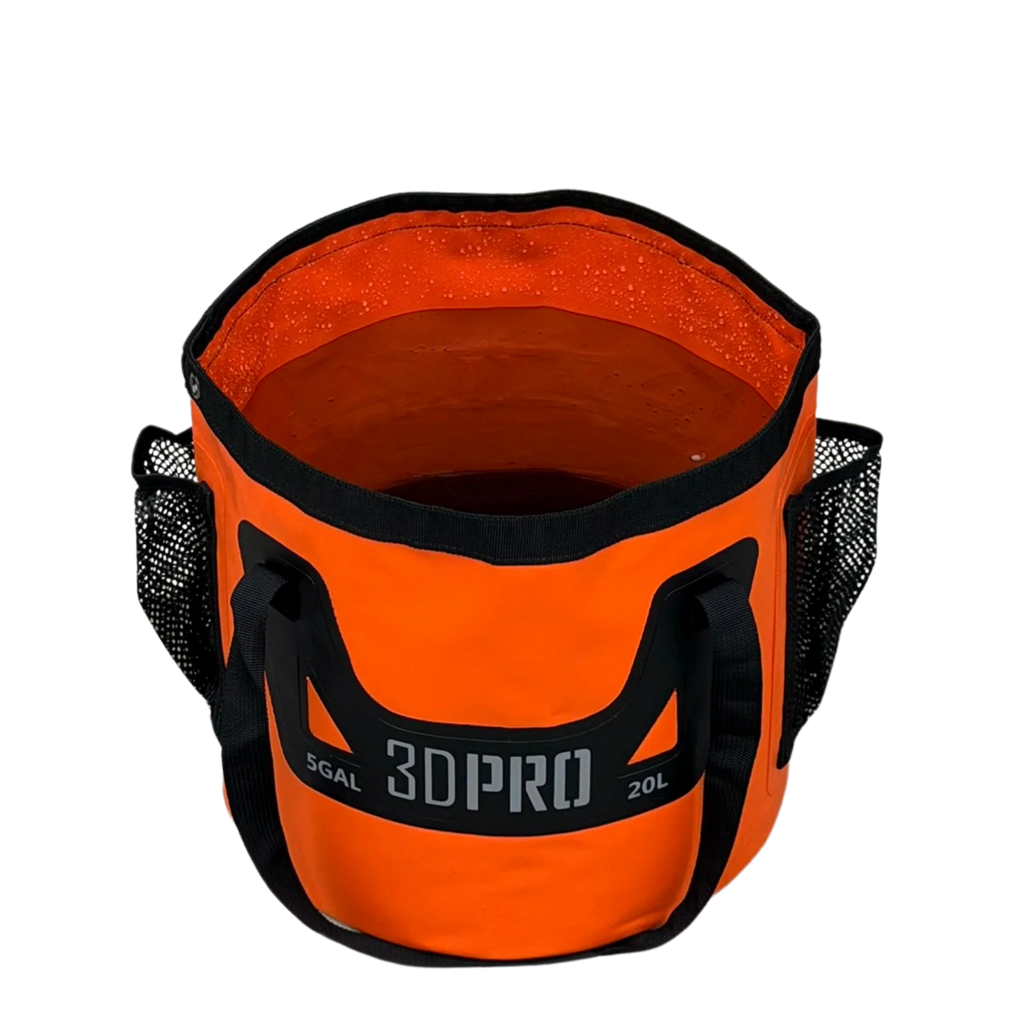Folding Bucket, Orange