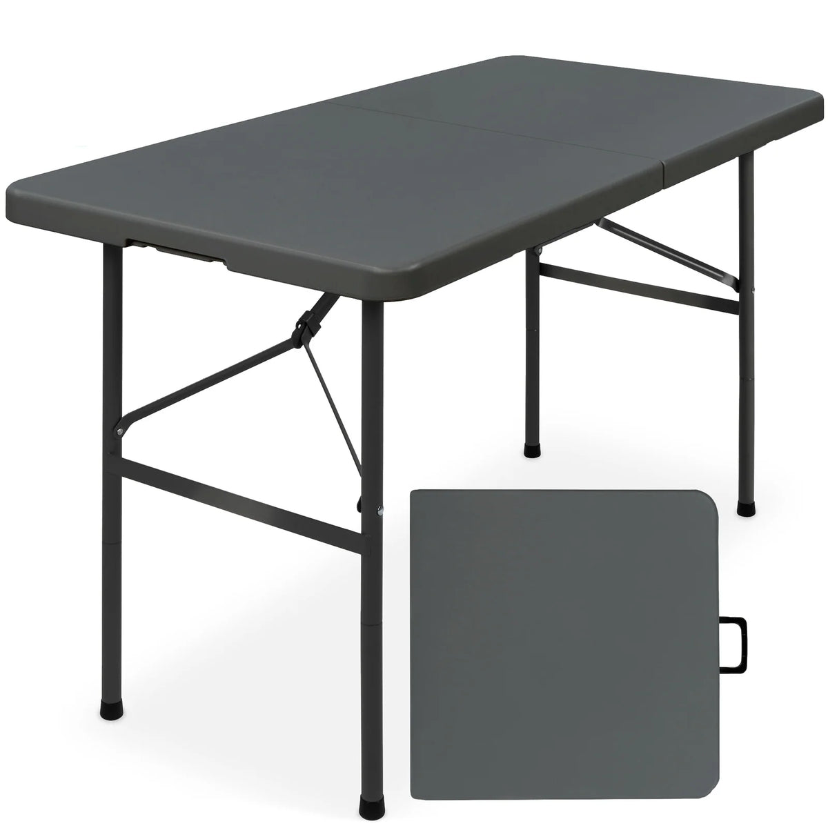 Folding Table, Dark Gray