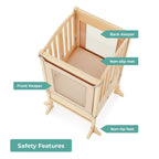 Folding Toddler Kitchen Tower with an Adjustable Platform for Counter Height Activities and Flat Storage