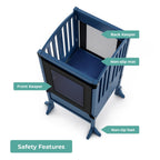 Folding Toddler Kitchen Tower with an Adjustable Platform for Counter Height Activities and Flat Storage