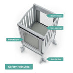 Folding Toddler Kitchen Tower with an Adjustable Platform for Counter Height Activities and Flat Storage