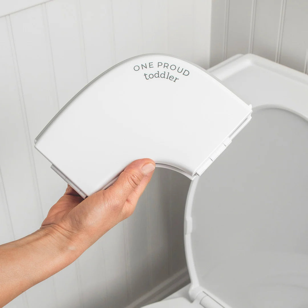 Folding Toddler Potty Seat for Travel with Non-Slip Liner, Locking Hinges and Machine-Washable Carry Bag