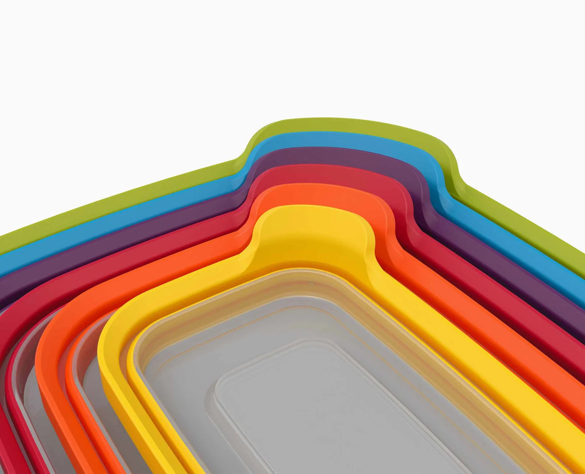 Food Storage Containers, 12-Piece Multicolor Set