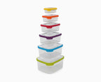 Food Storage Containers, 12-Piece Multicolor Set