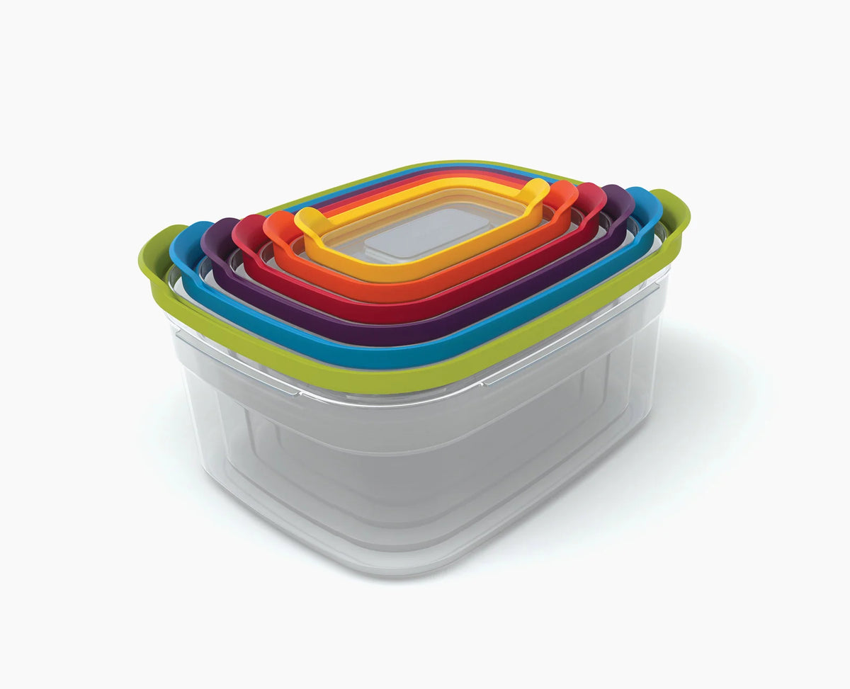 Food Storage Containers, 12-Piece Multicolor Set