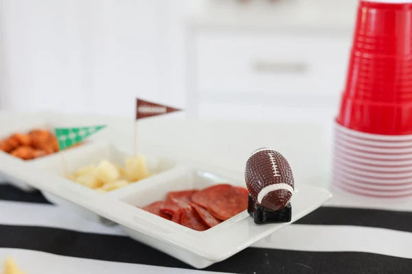 Football Decorative Mini in Ceramic, Approximately 3 Inches,