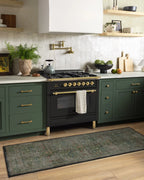 Forest Green Flatwoven Rug