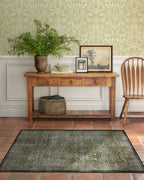 Forest Green Flatwoven Rug