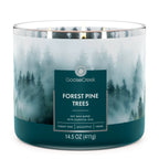 Forest Pine Trees 3-Wick Candle with Fresh Pine, Eucalyptus, Spruce and Amber Fragrance · scented candles