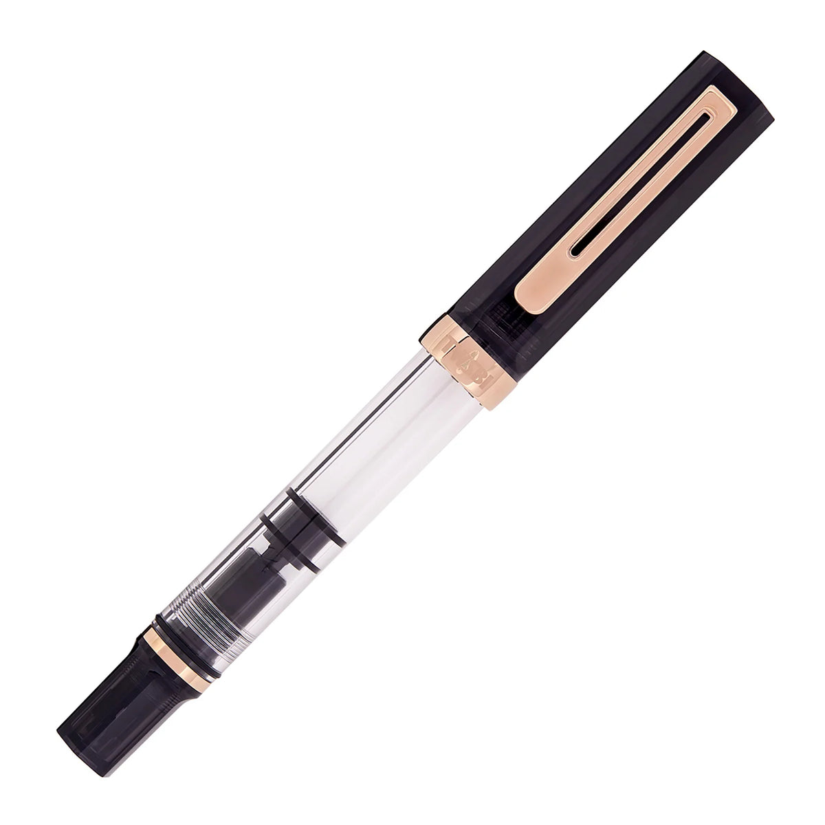 Fountain Pen in Smoke Black and Rose Gold