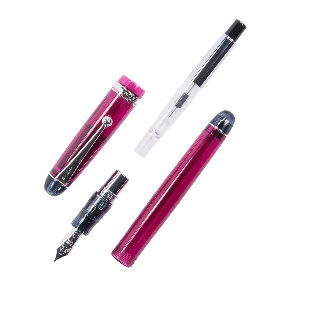 Fountain Pen in Transparent Burgundy